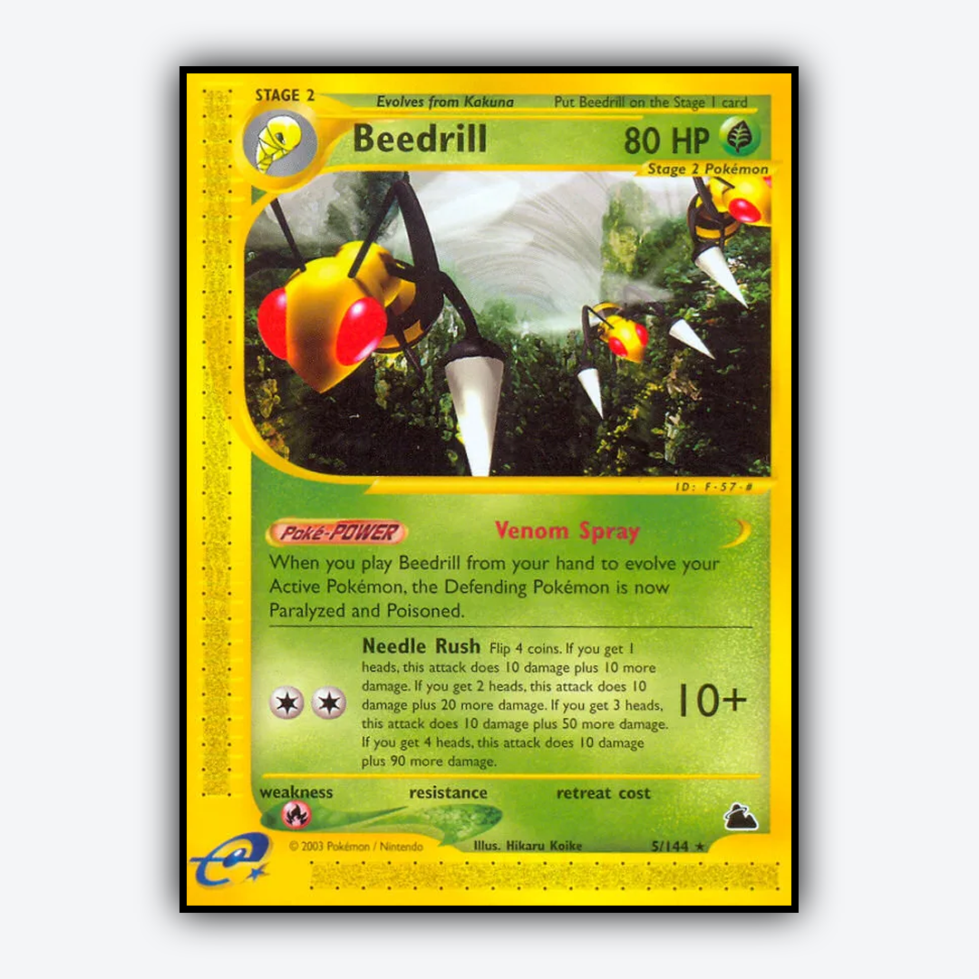 Beedrill 005/144 - Skyridge Set - Card Rug