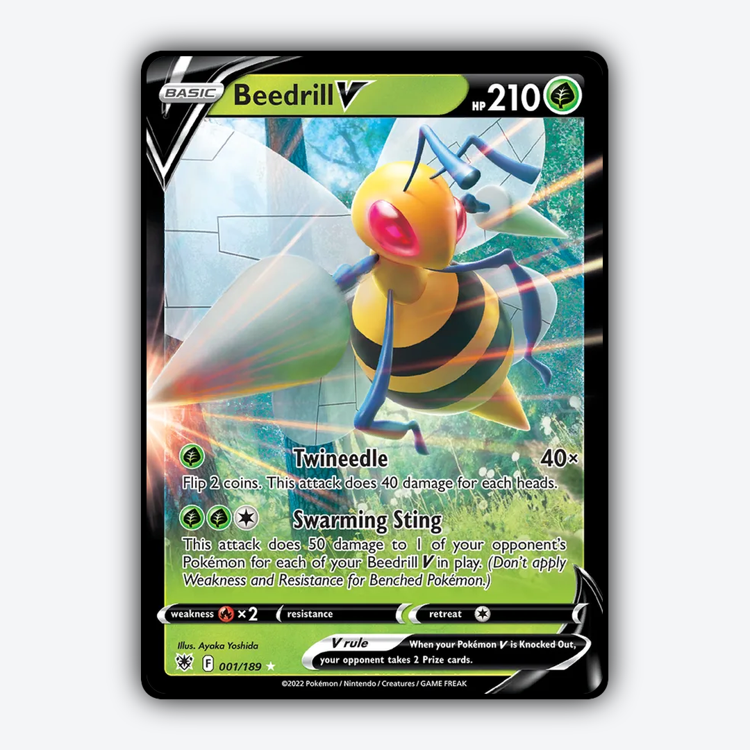 Beedrill V 001/189 - Astral Radiance Set - Card Rug
