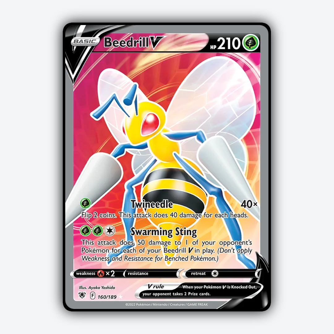 Beedrill V 160/189 - Astral Radiance Set - Card Rug