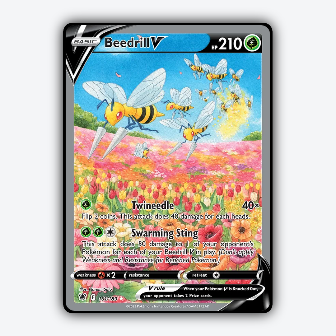 Beedrill V 161/189 - Astral Radiance Set - Card Rug