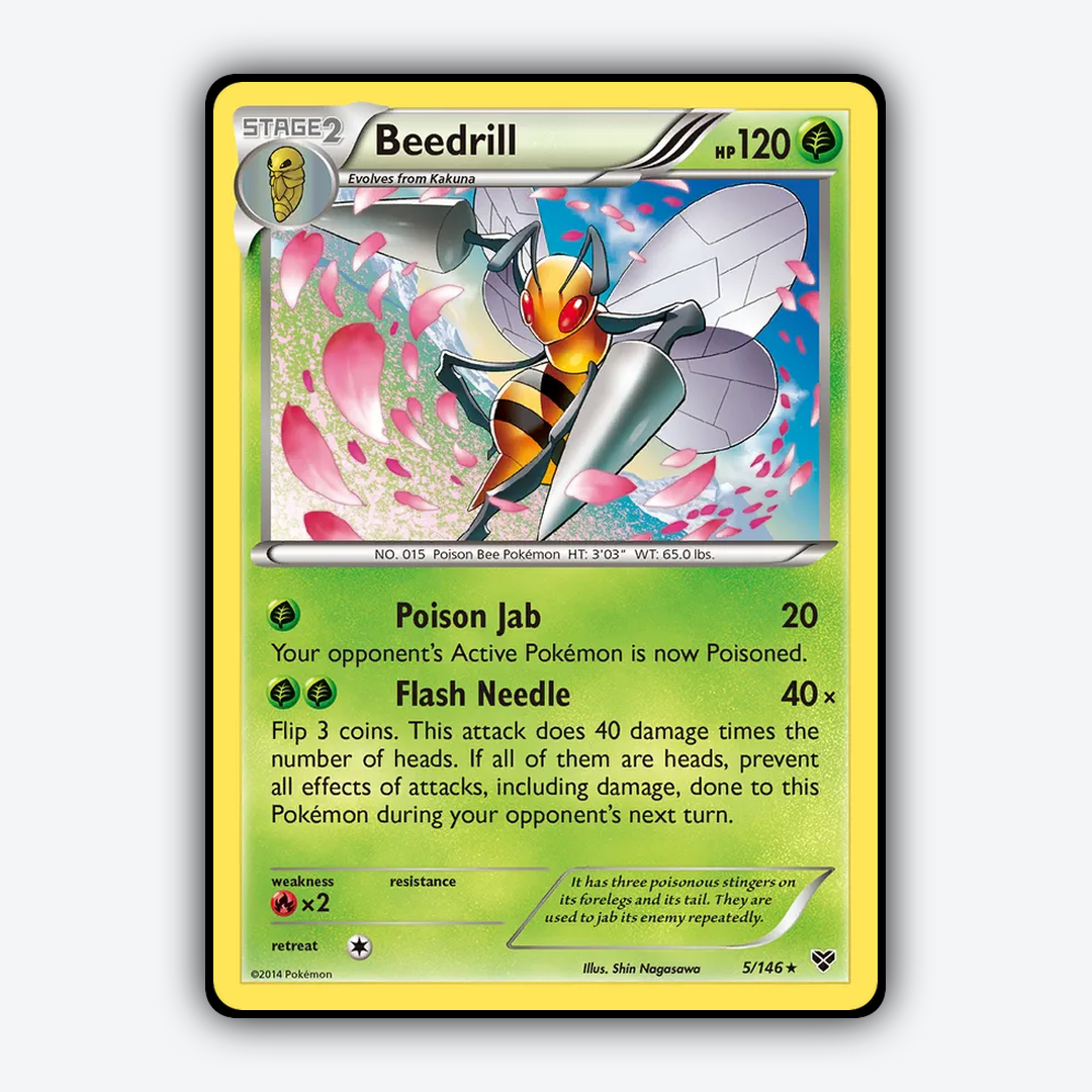 Beedrill 005/146 - XY Set - Card Rug