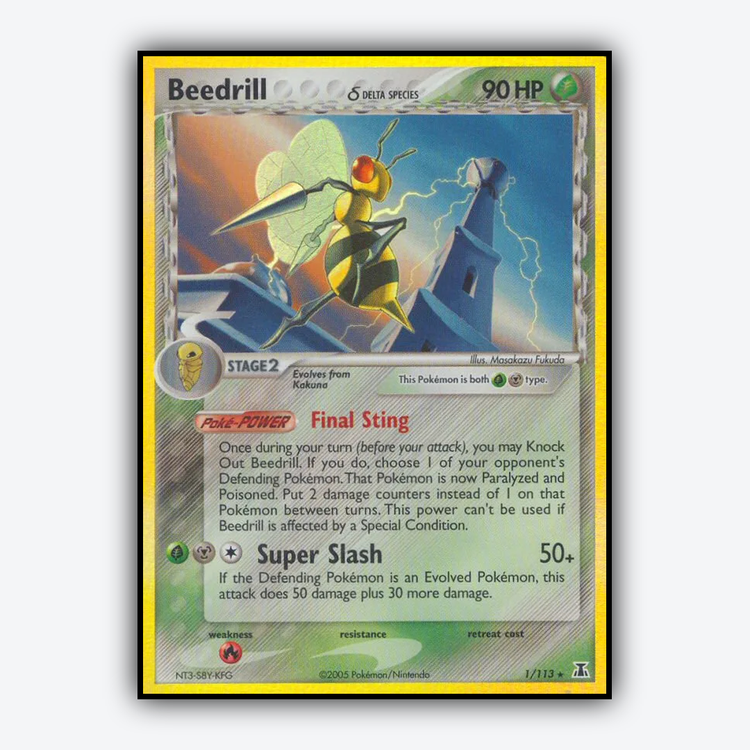 Beedrill δ 001/113 - Delta Species Set - Card Rug