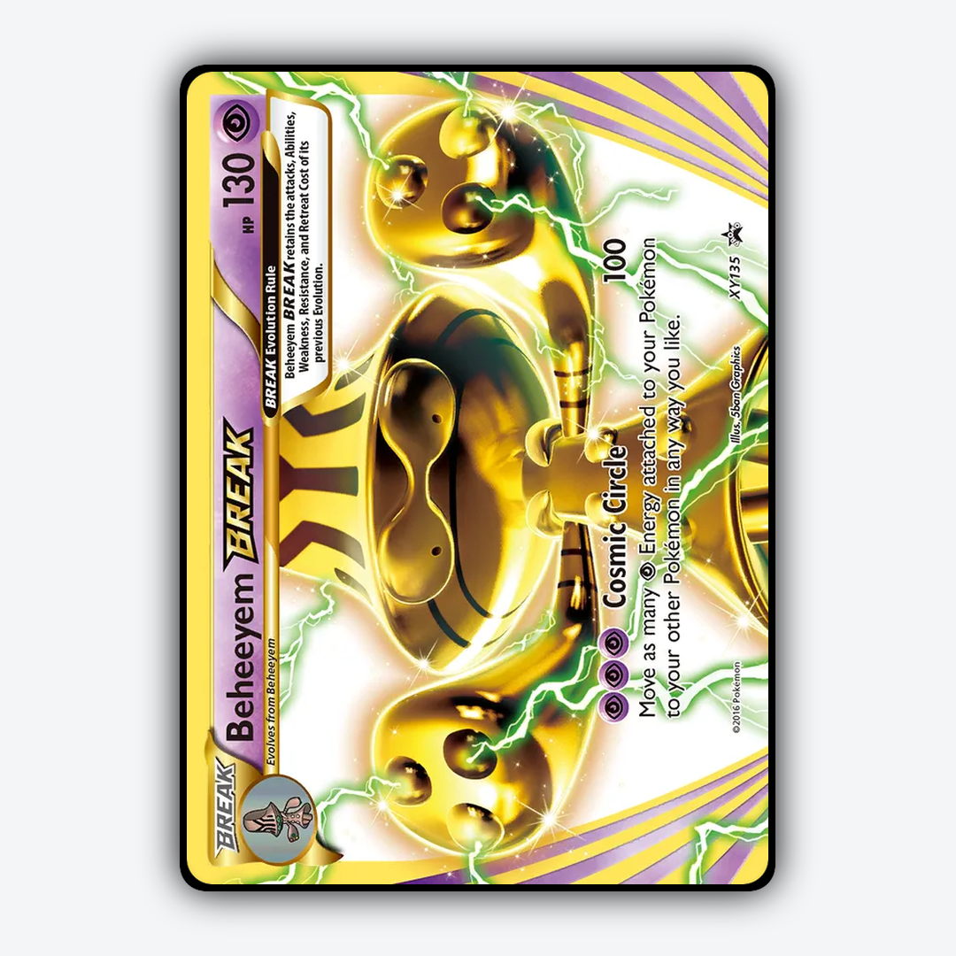 Beheeyem BREAK #135 - XY Black Star Promos Set - Card Rug
