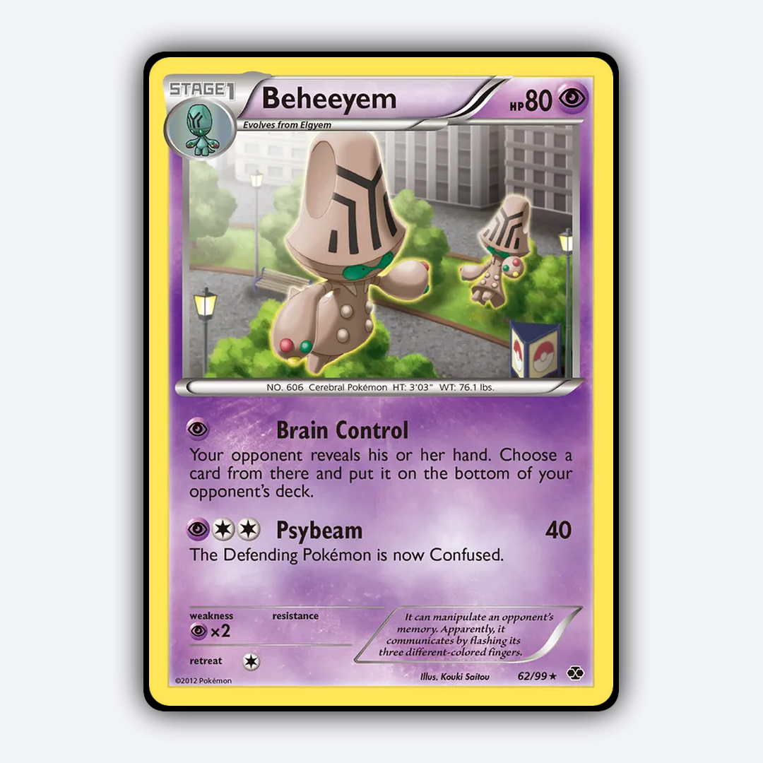 Beheeyem 062/99 - Next Destinies Set - Card Rug