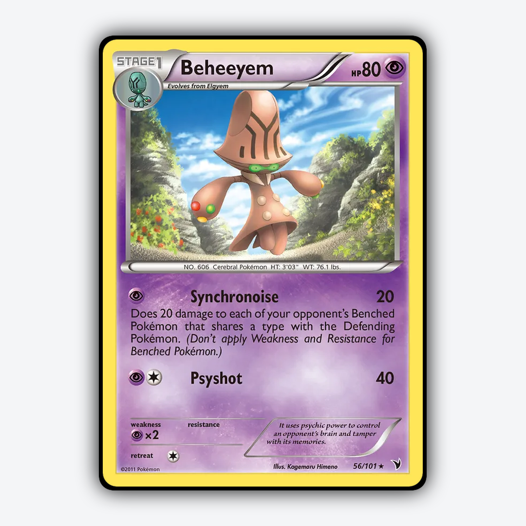 Beheeyem 056/101 - Noble Victories Set - Card Rug