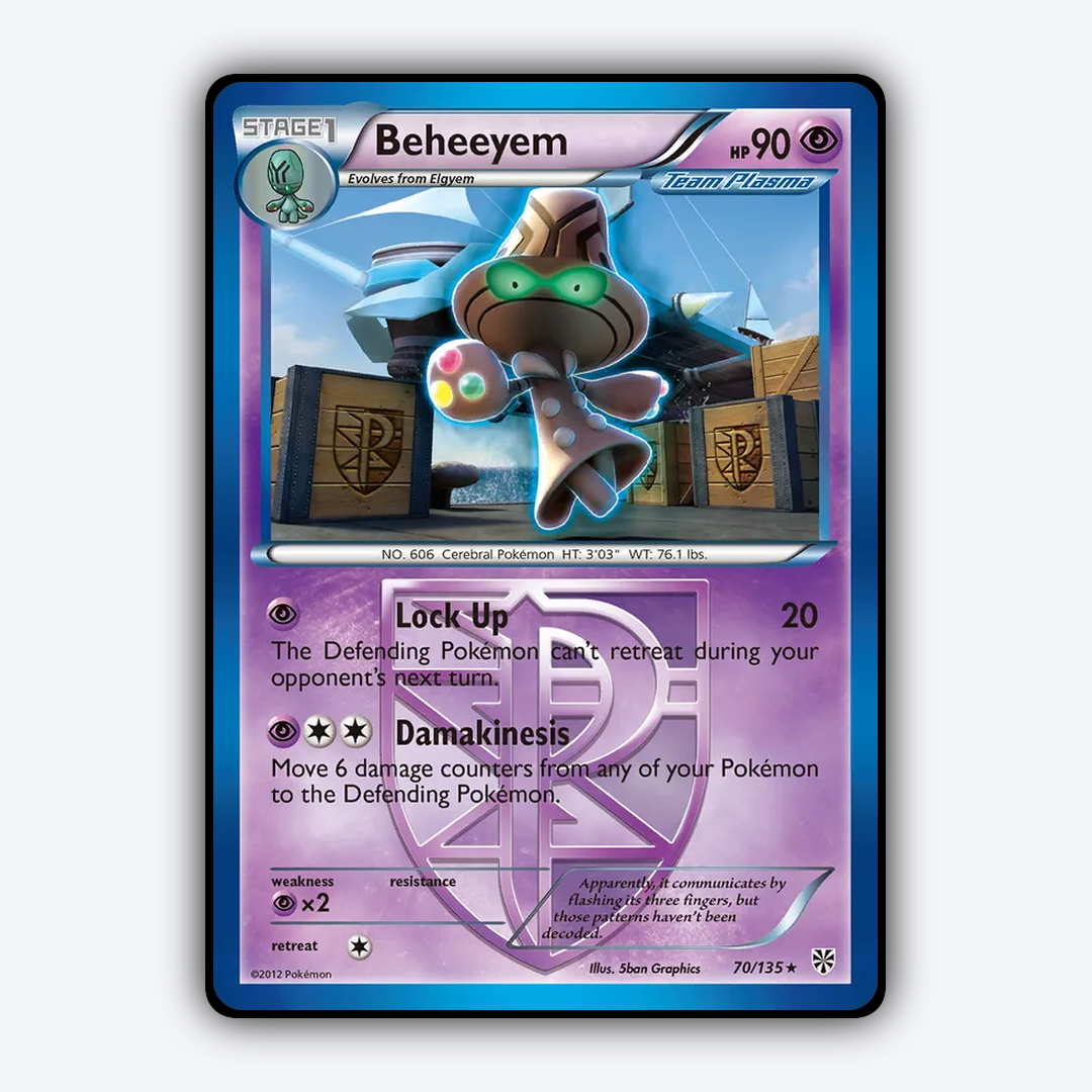 Beheeyem 070/135 - Plasma Storm Set - Card Rug