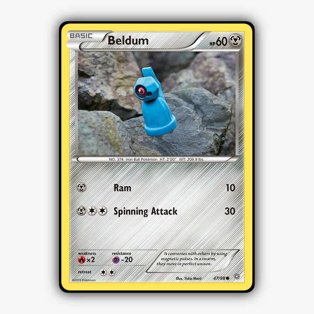 Beldum 047/98 - Ancient Origins Set - Card Rug