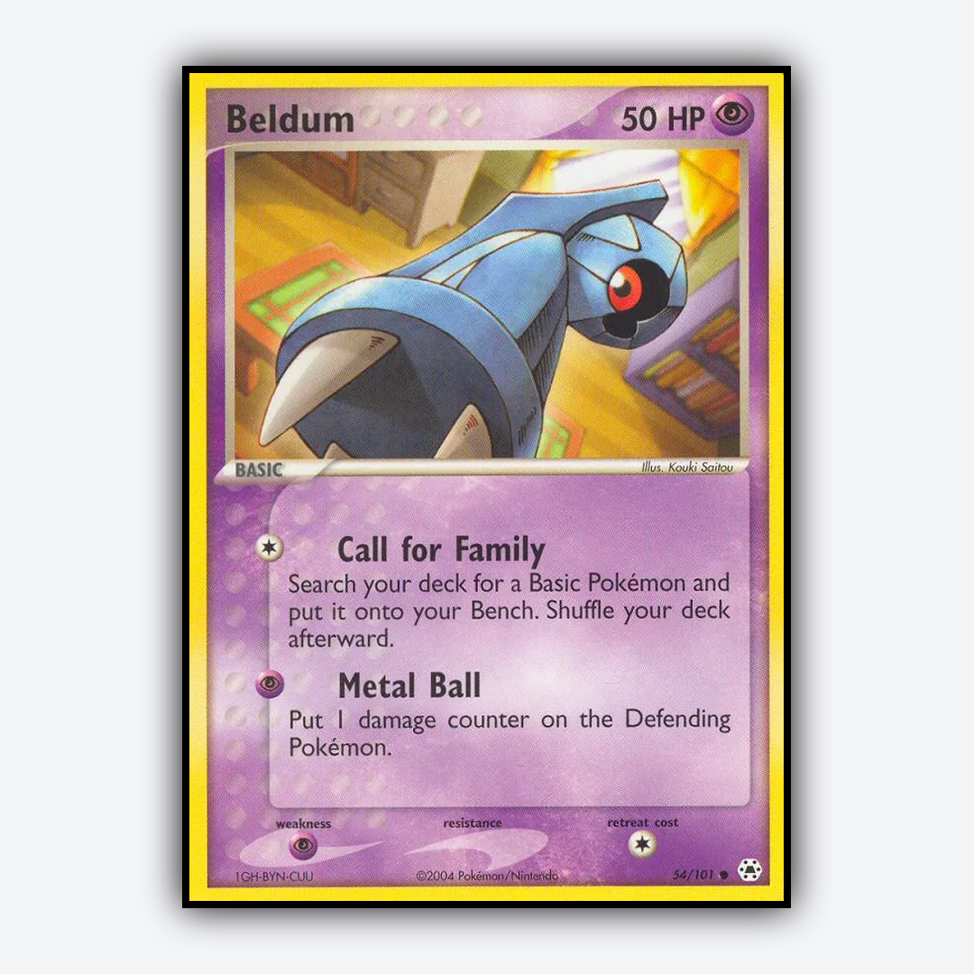 Beldum 054/101 - Hidden Legends Set - Card Rug