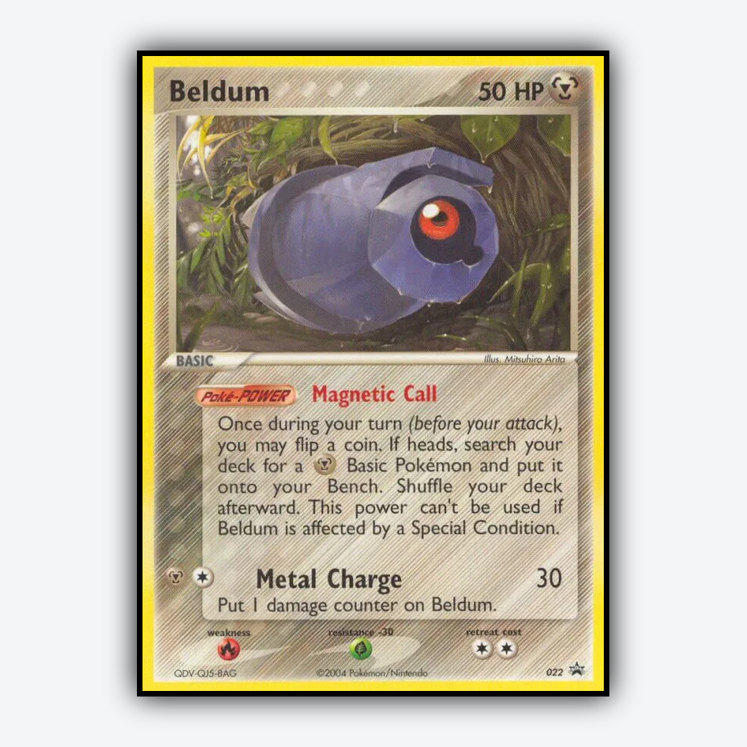 Beldum #22 - Nintendo Black Star Promos Set - Card Rug