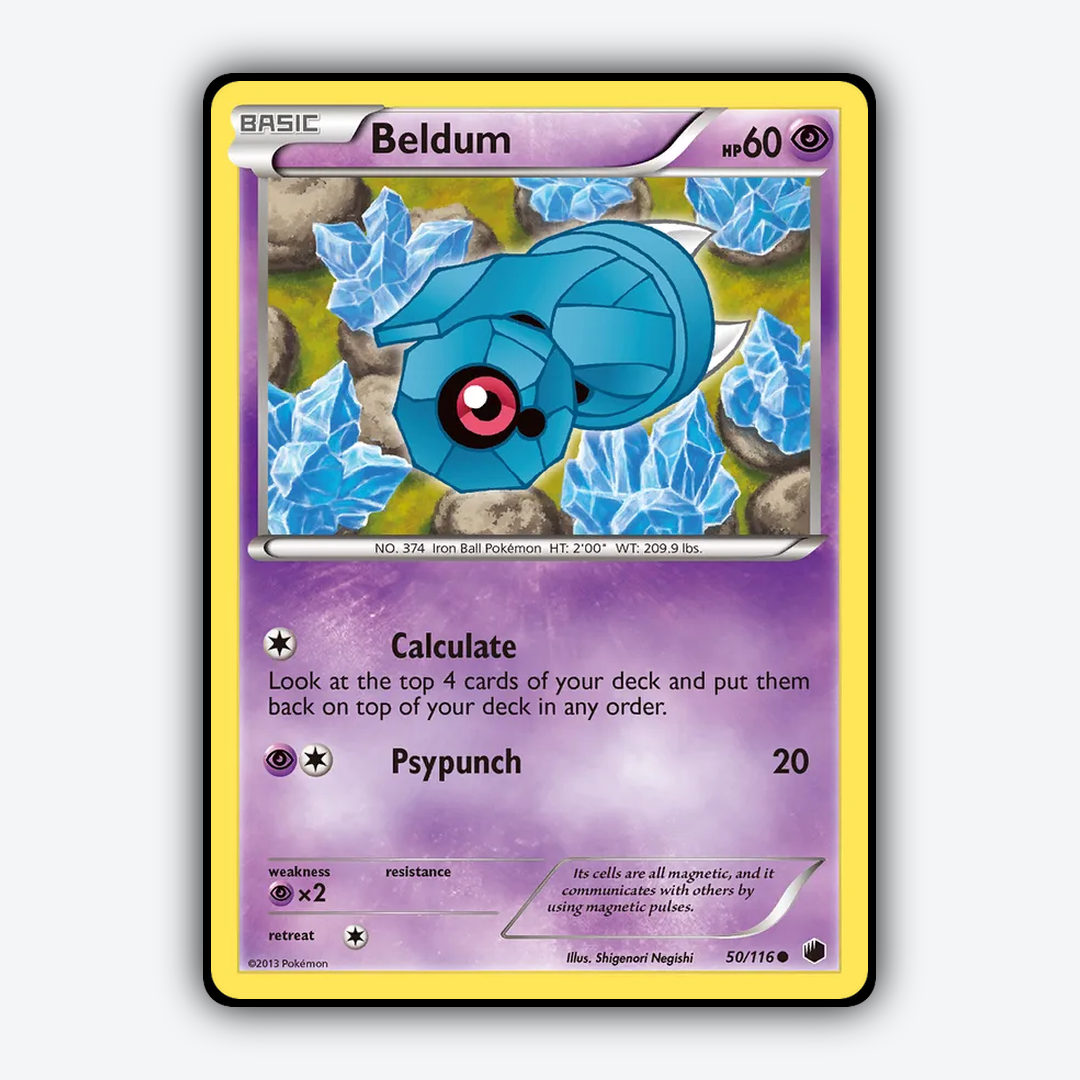 Beldum 050/116 - Plasma Freeze Set - Card Rug