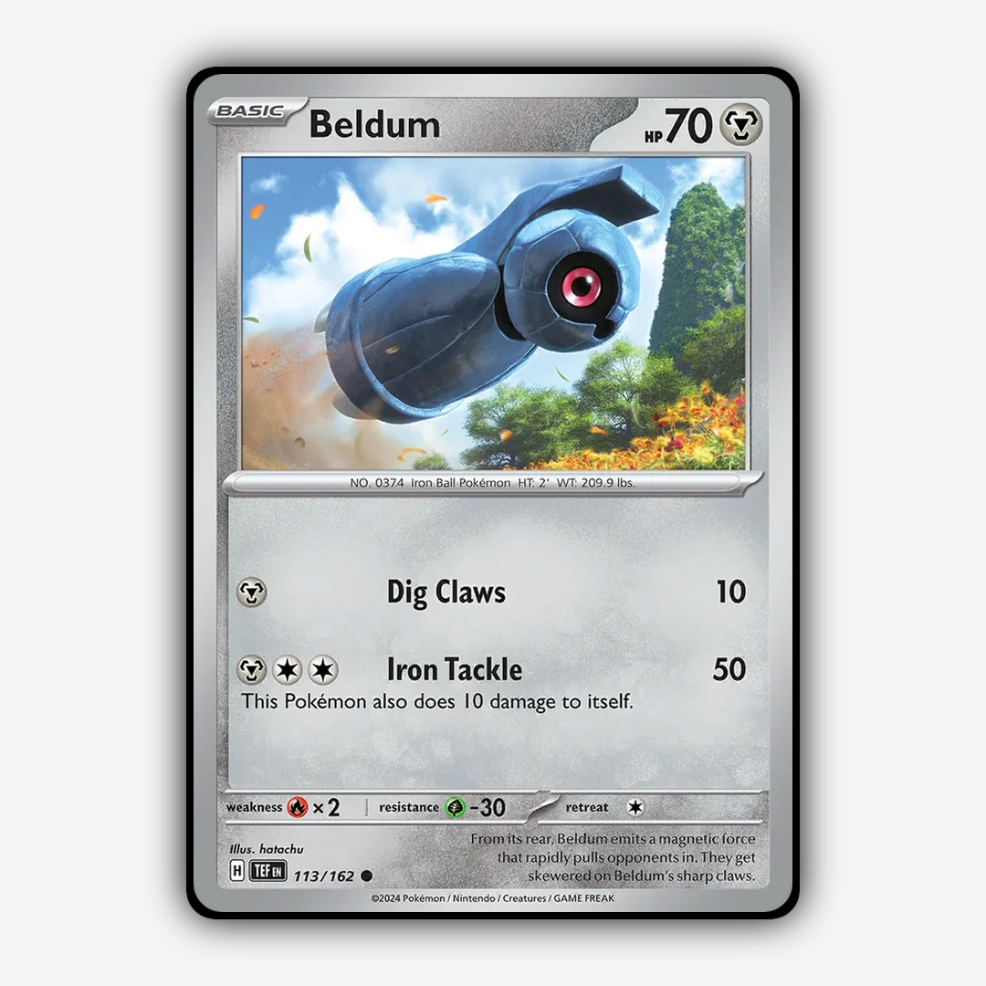 Beldum 113/162 - Temporal Forces Set - Card Rug