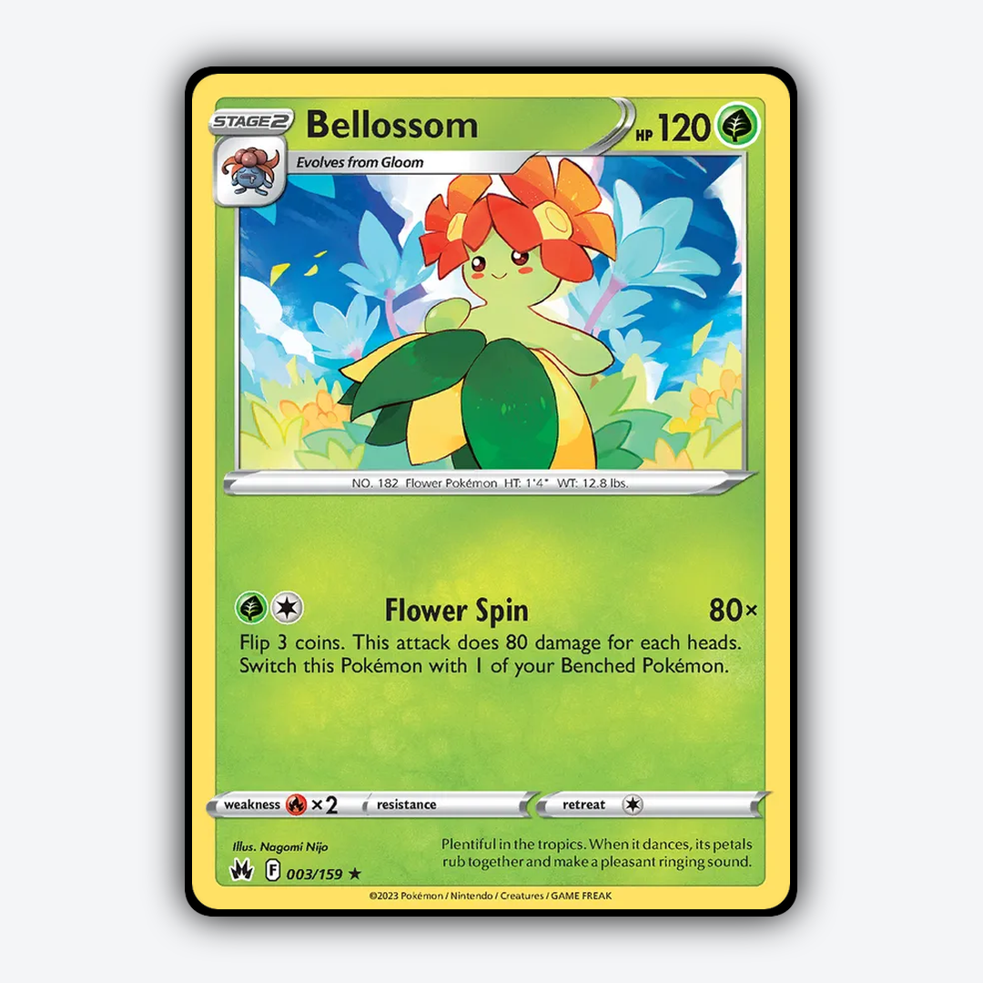 Bellossom 003/159 - Crown Zenith Set - Card Rug