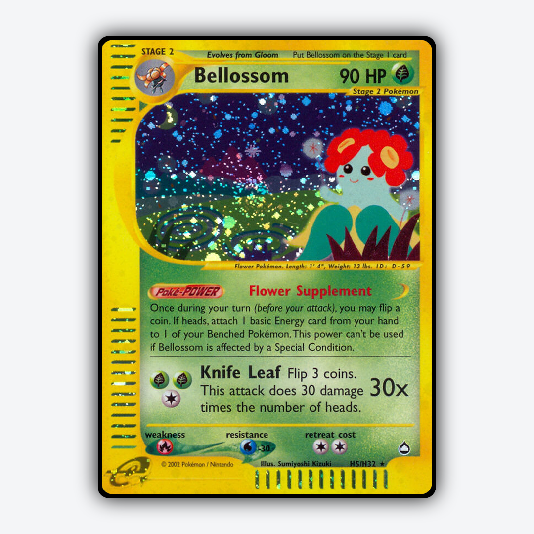 Bellossom H005/147 - H005/147 Aquapolis Set - Card Rug