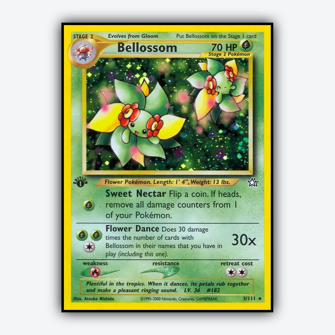 Bellossom 003/111 - Neo Genesis Set - Card Rug
