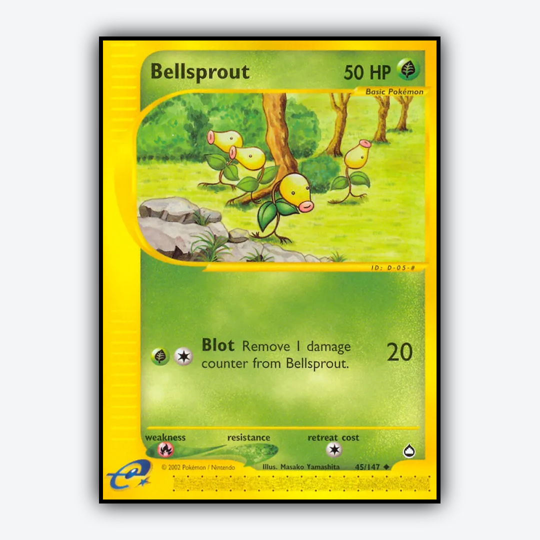 Bellsprout 045/147 - Aquapolis Set - Card Rug