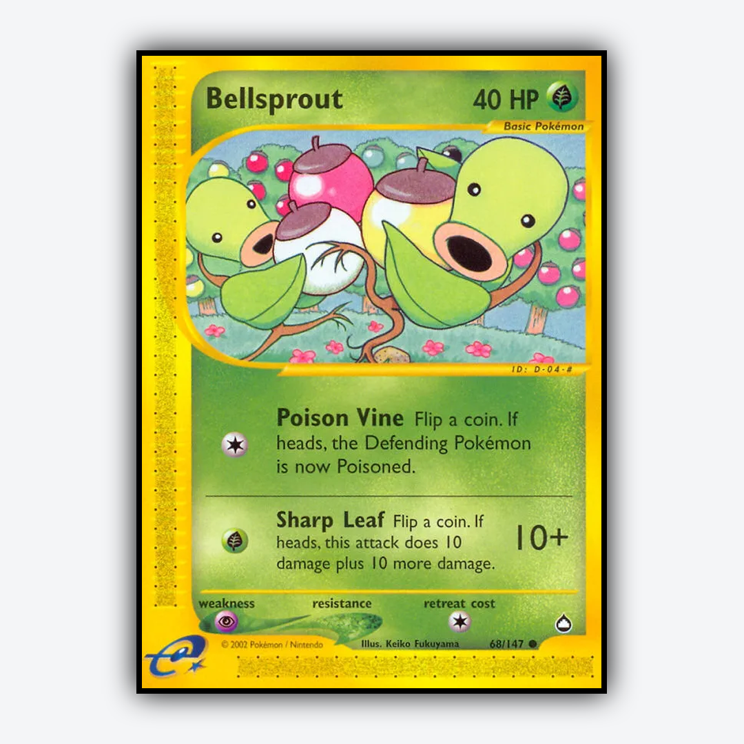 Bellsprout 068/147 - Aquapolis Set - Card Rug