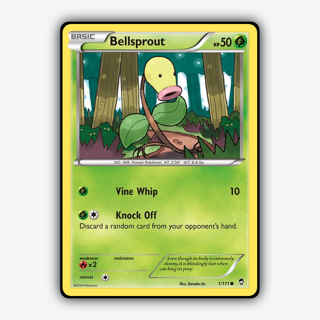 Bellsprout 001/111 - Furious Fists Set - Card Rug