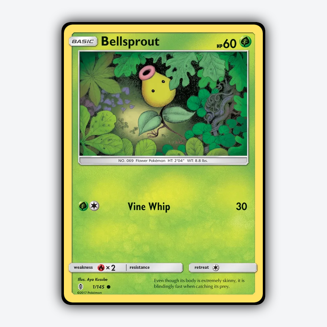 Bellsprout 001/145 - Guardians Rising Set - Card Rug