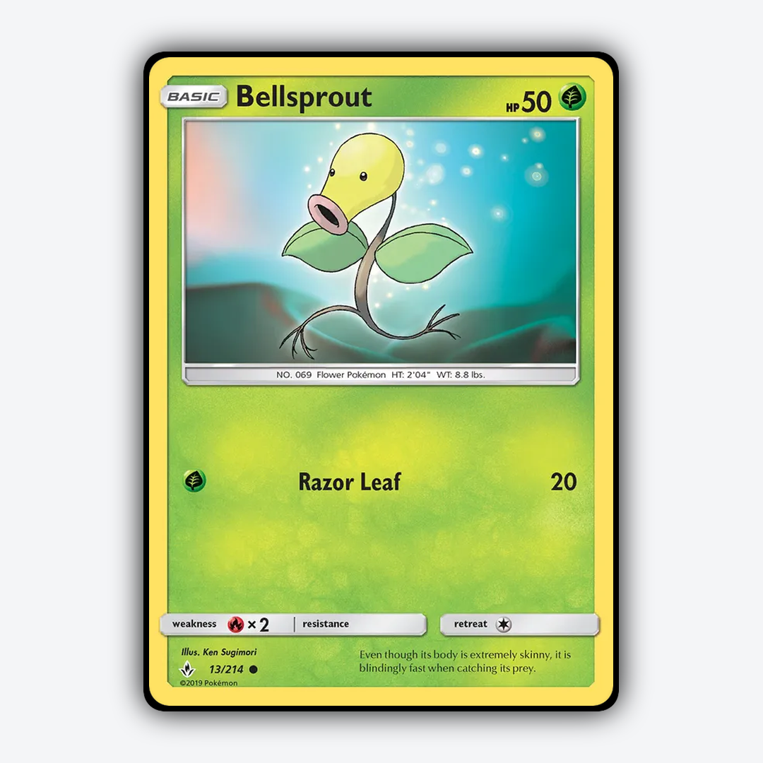 Bellsprout 013/214 - Unbroken Bonds Set - Card Rug