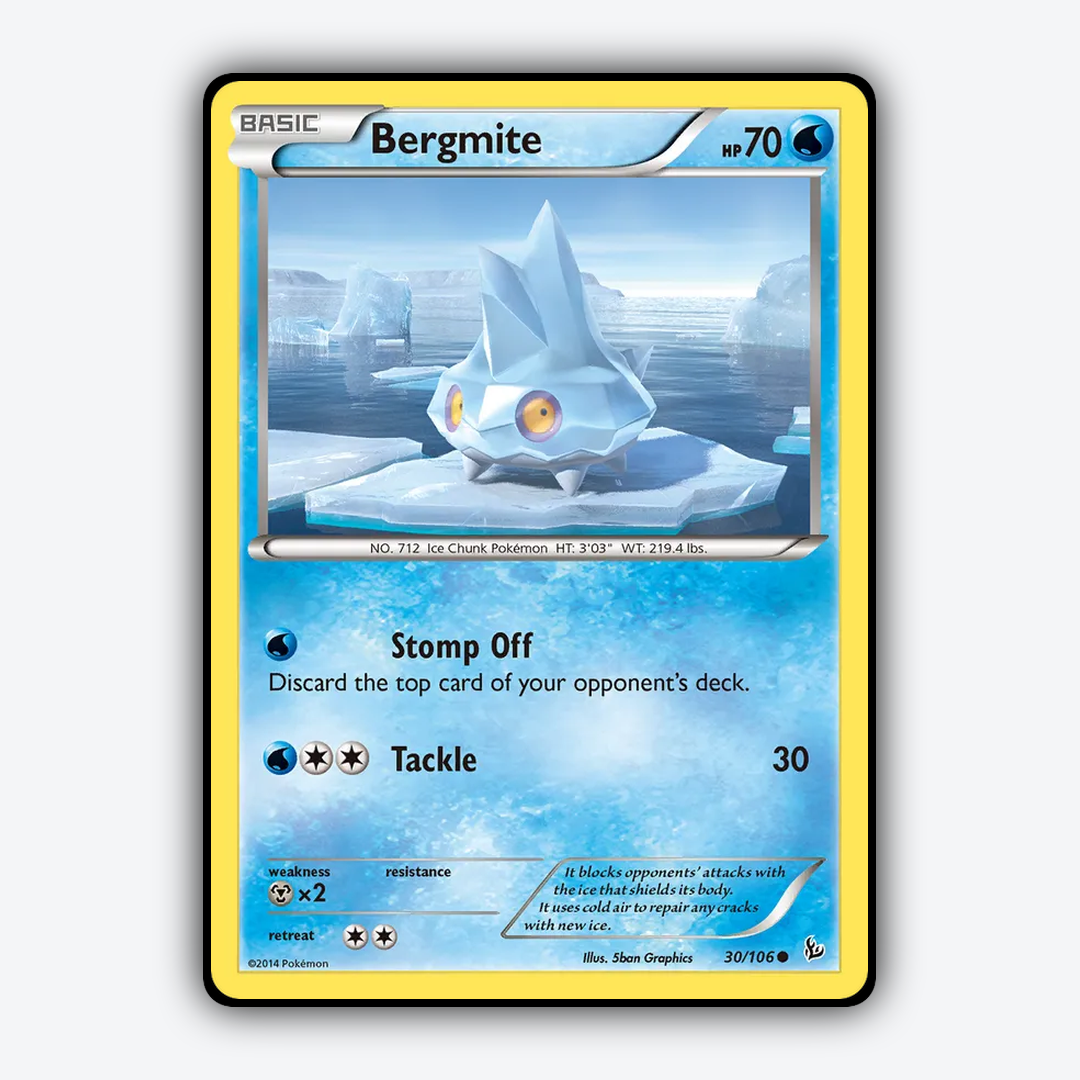 Bergmite 030/106 - Flashfire Set - Card Rug