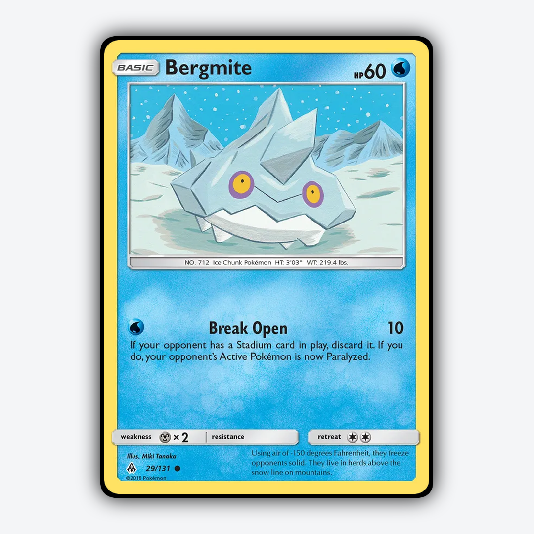 Bergmite 029/131 - Forbidden Light Set - Card Rug