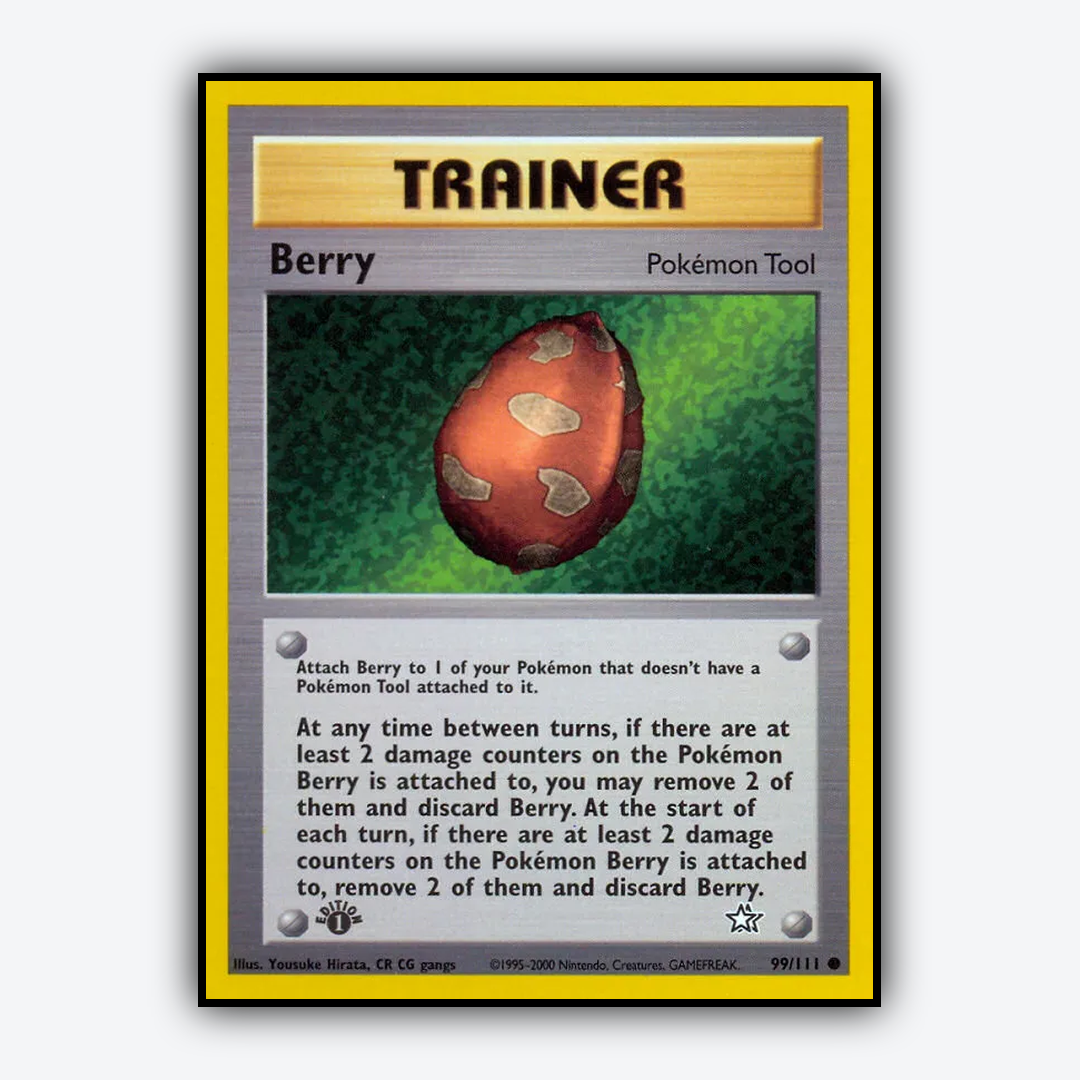 Berry 099/111 - Neo Genesis Set - Card Rug