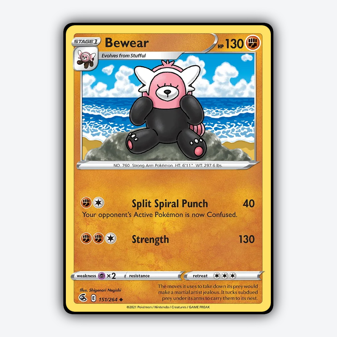 Bewear 151/264 - Fusion Strike Set - Card Rug
