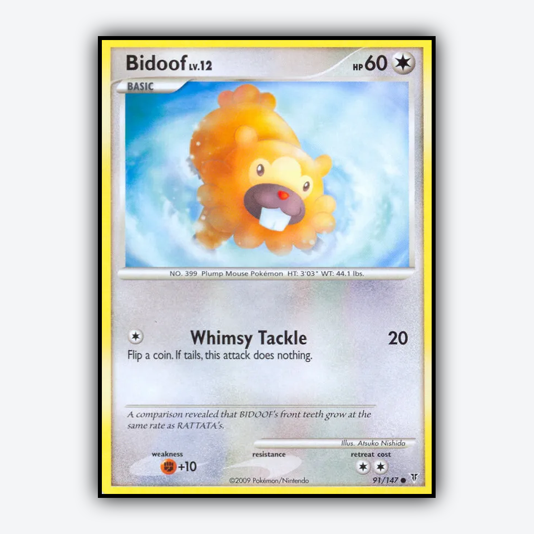 Bidoof 091/147 - Supreme Victors Set - Card Rug