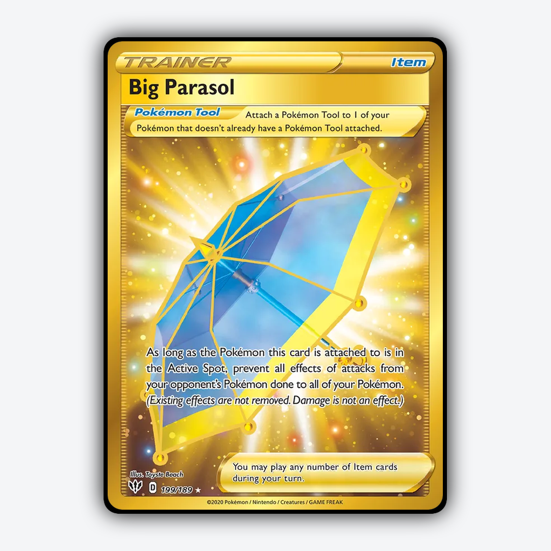 Big Parasol 199/189 - Darkness Ablaze Set - Card Rug