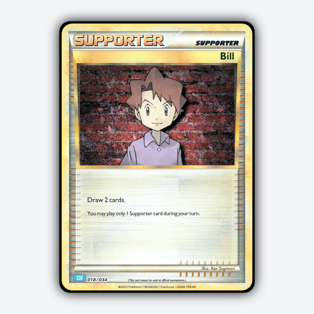 Bill 018/034 - Pokémon TCG Classic - Blastoise Set - Card Rug