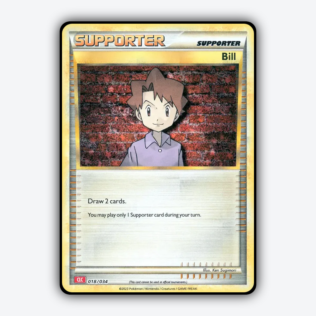 Bill 018/034 - Pokémon TCG Classic - Charizard Set - Card Rug