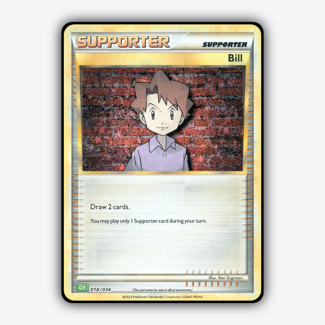 Bill 018/034 - Pokémon TCG Classic - Venusaur Set - Card Rug