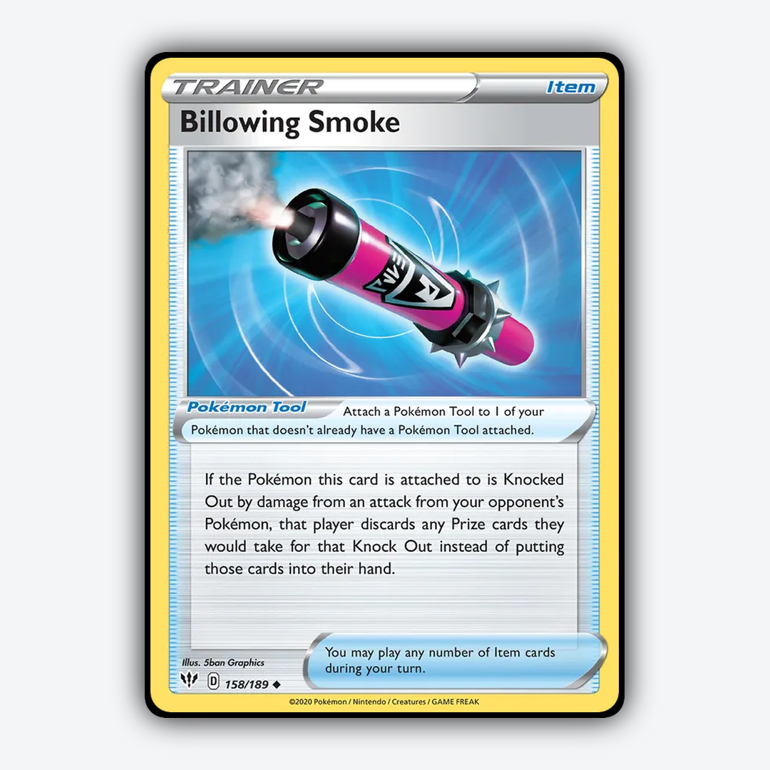 Billowing Smoke 158/189 - Darkness Ablaze Set - Card Rug