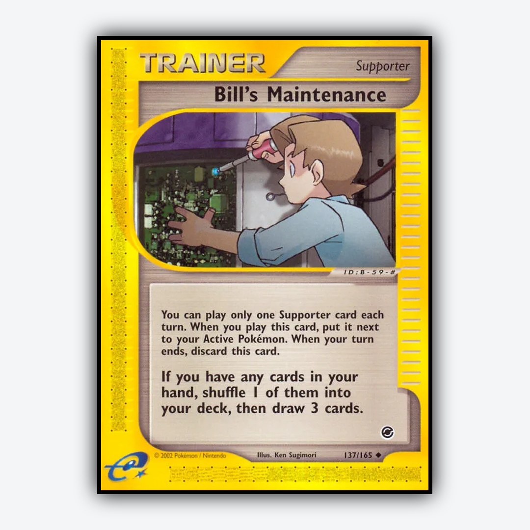 Bill's Maintenance 137/165 - Expedition Base Set - Card Rug