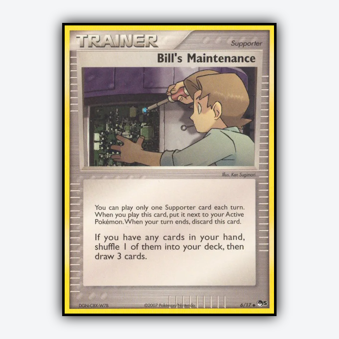 Bill's Maintenance 006/17 - POP Series 5 Set - Card Rug