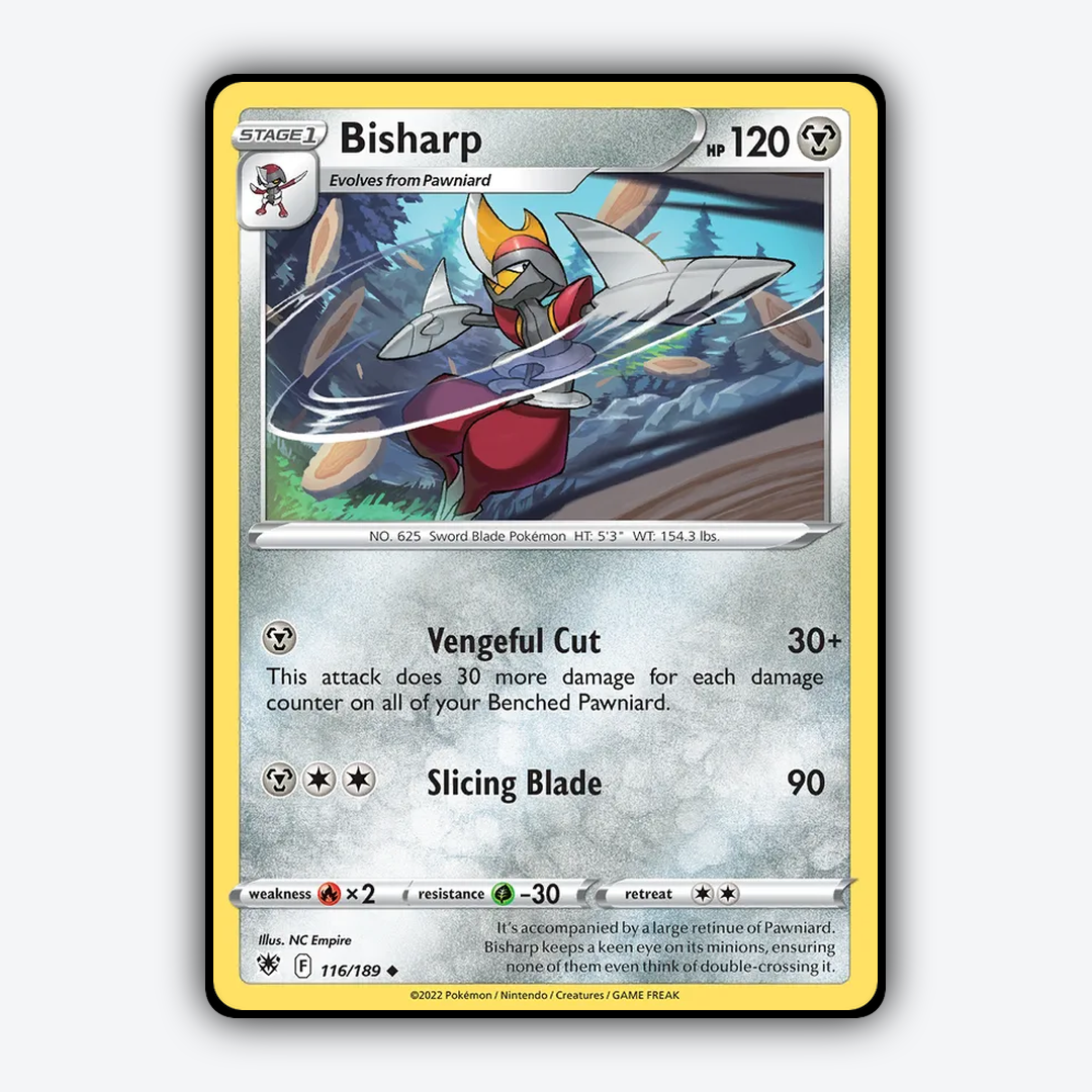 Bisharp 116/189 - Astral Radiance Set - Card Rug