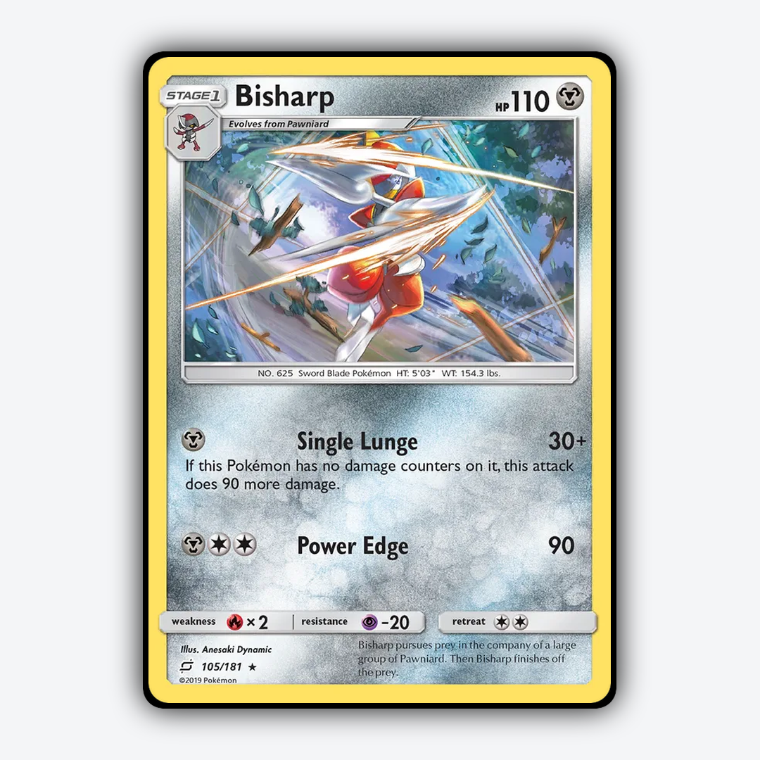 Bisharp 105/181 - Team Up Set - Card Rug