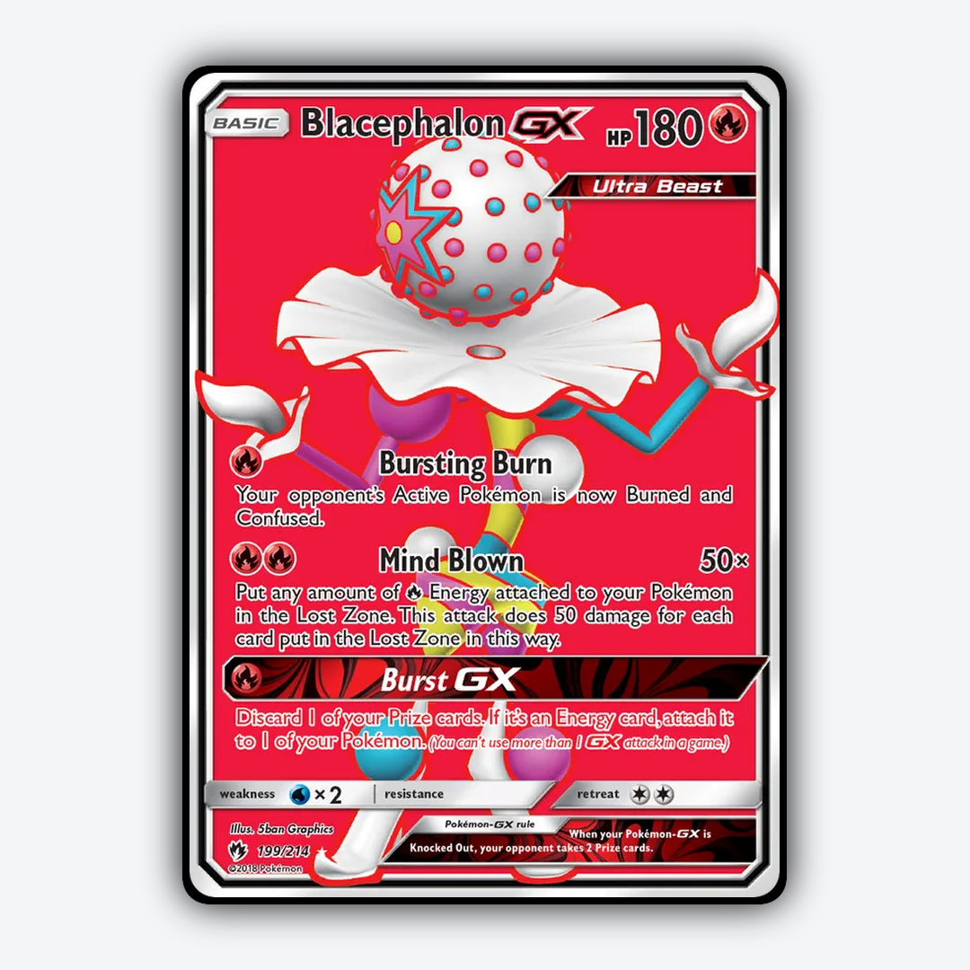Blacephalon-GX 199/214 - Lost Thunder Set - Card Rug