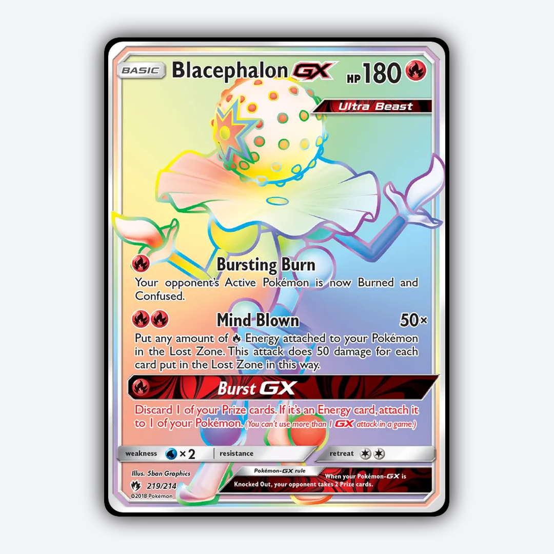 Blacephalon-GX 219/214 - Lost Thunder Set - Card Rug