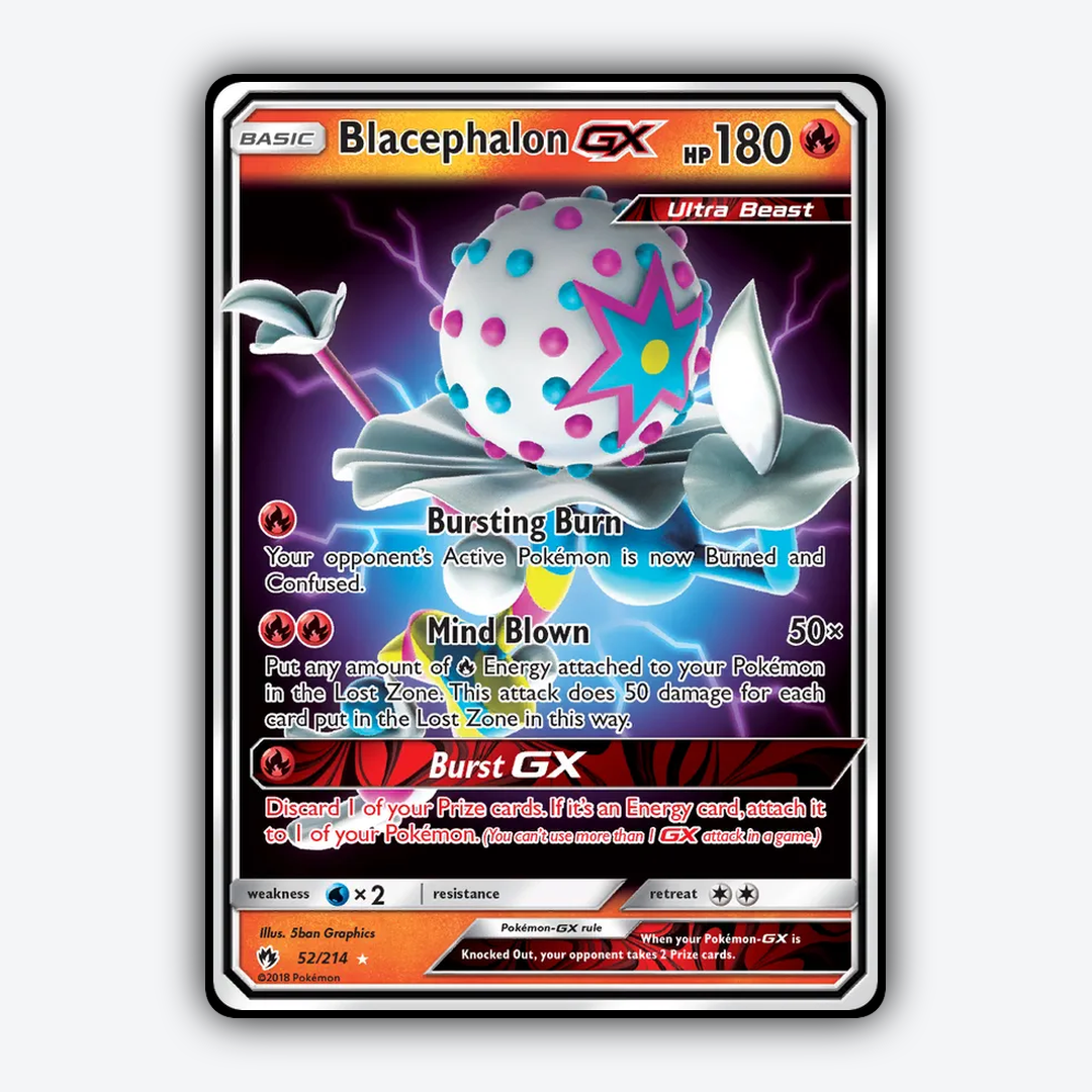 Blacephalon-GX 052/214 - Lost Thunder Set - Card Rug