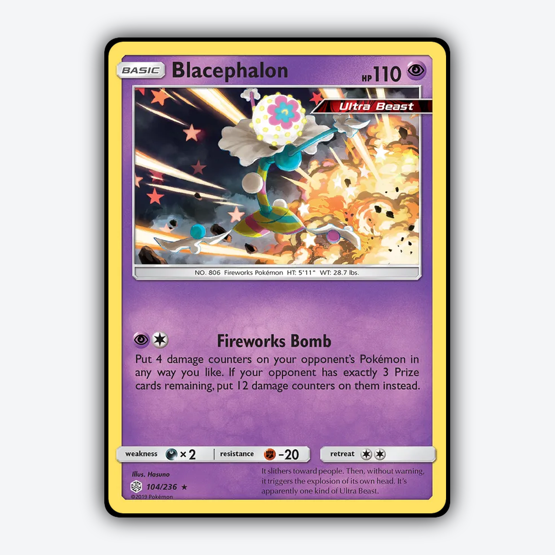 Blacephalon 104/236 - Cosmic Eclipse Set - Card Rug