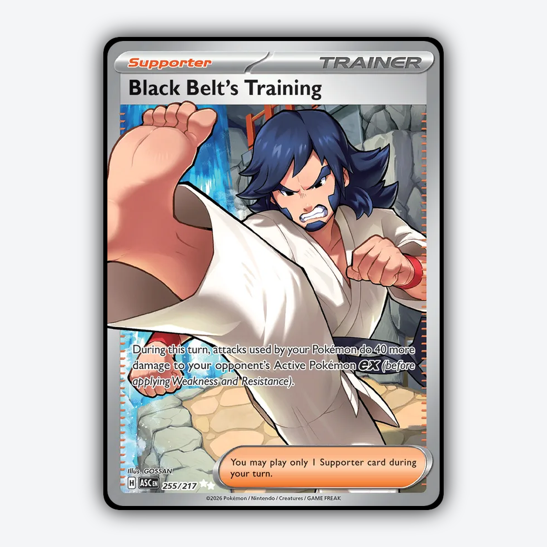 Black Belt's Training 255/217 - Ascended Heroes Set - Card Rug