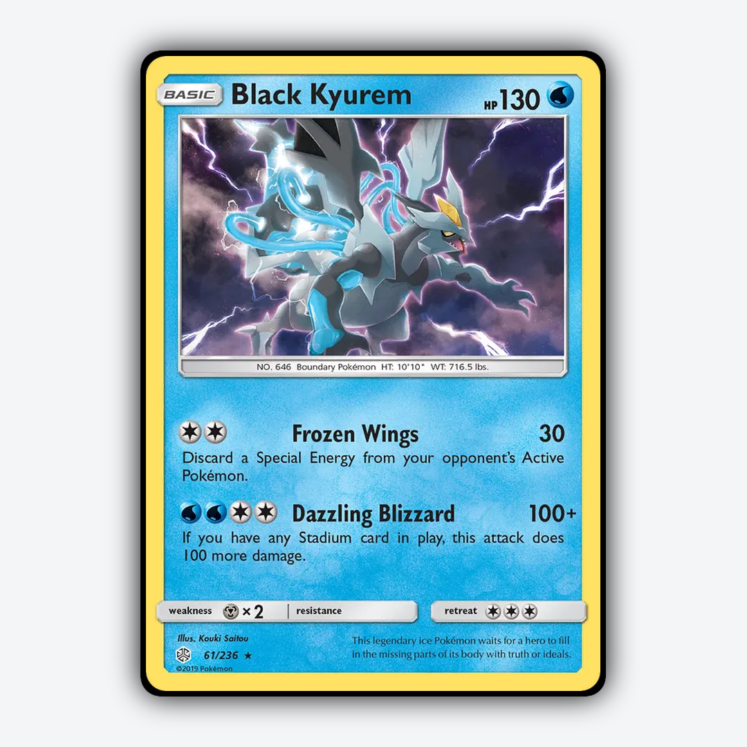 Black Kyurem 061/236 - Cosmic Eclipse Set - Card Rug