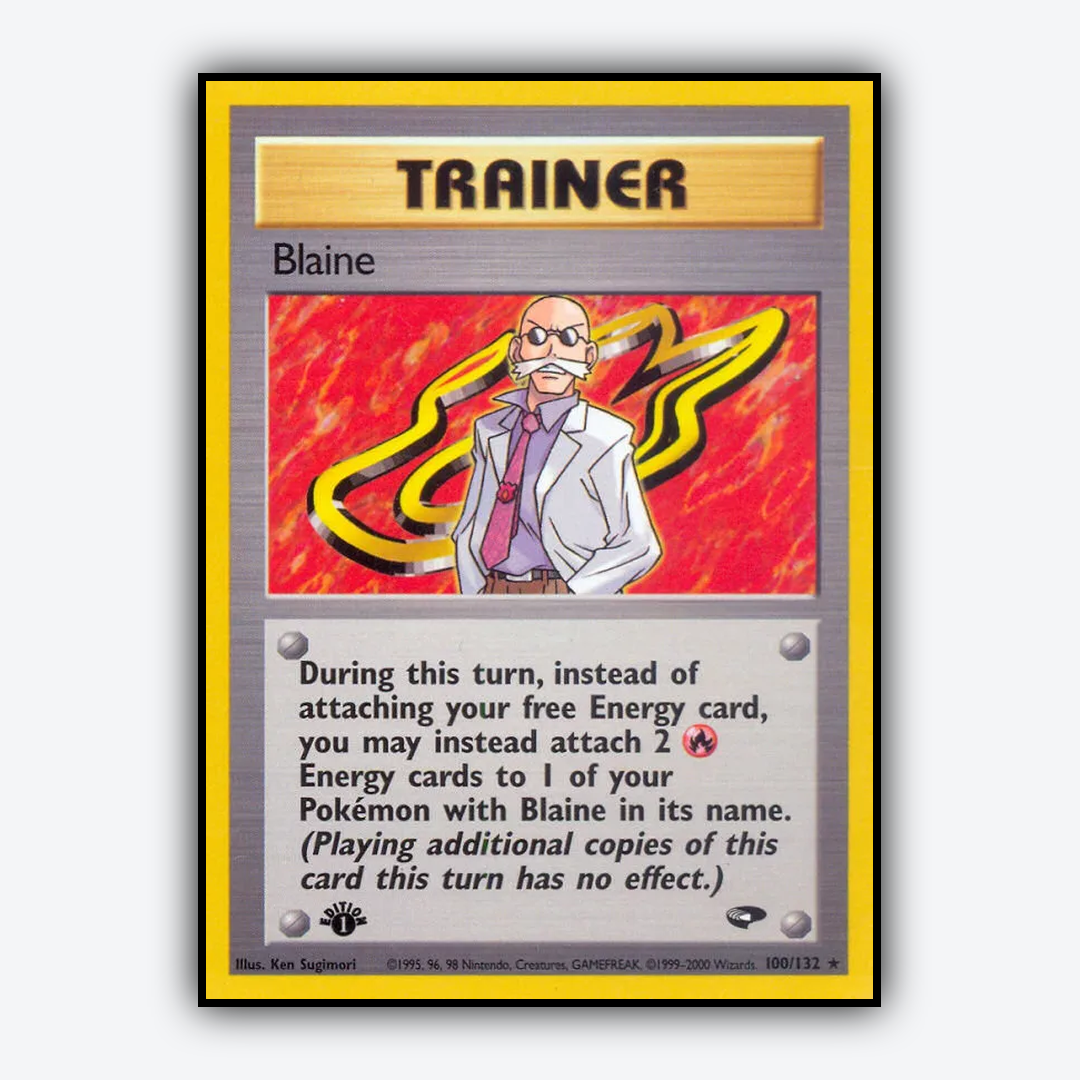Blaine 100/132 - Gym Challenge Set - Card Rug