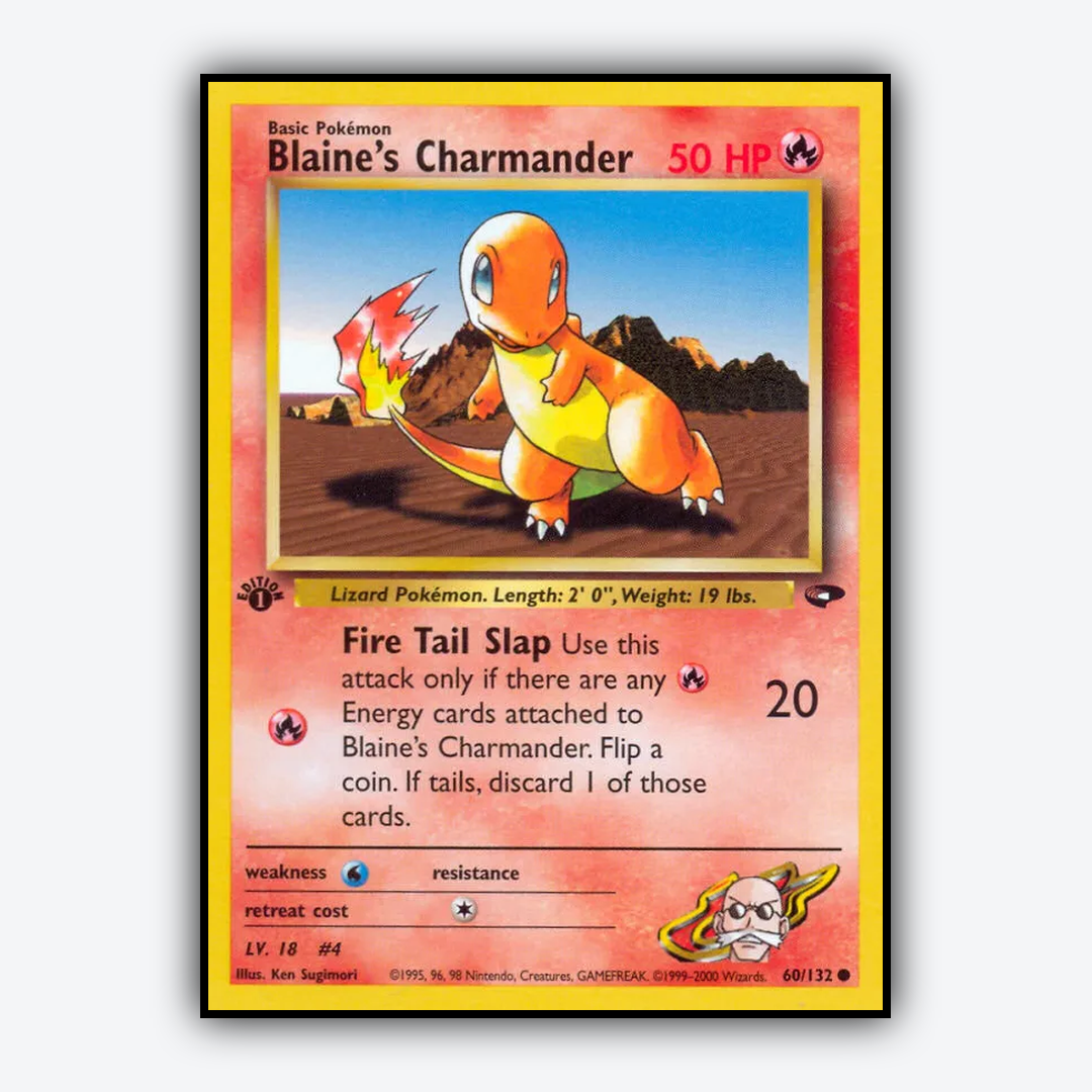 Blaine's Charmander 060/132 - Gym Challenge Set - Card Rug