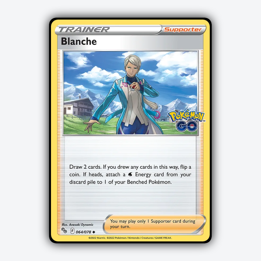 Blanche 064/78 - Pokémon GO Set - Card Rug
