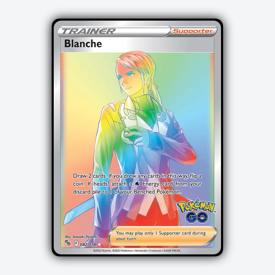 Blanche 082/78 - Pokémon GO Set - Card Rug