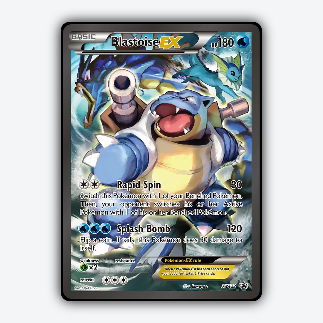 Blastoise-EX #122 - XY Black Star Promos Set - Card Rug