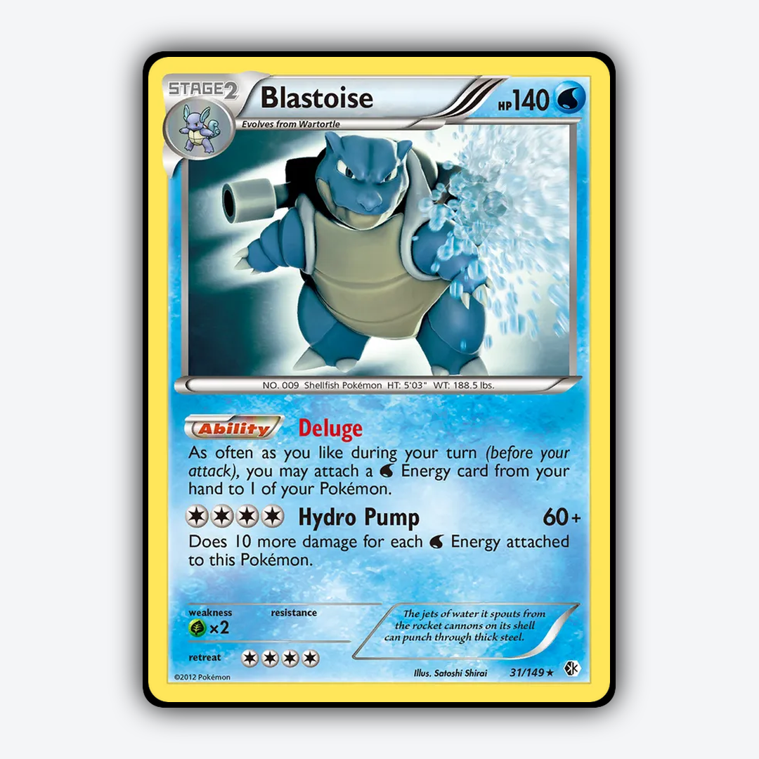 Blastoise 031/149 - Boundaries Crossed Set - Card Rug