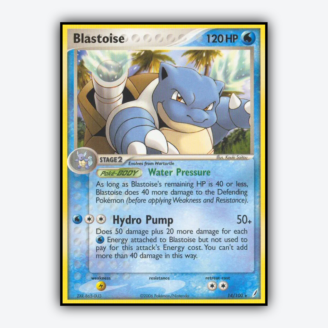 Blastoise 014/100 - Crystal Guardians Set - Card Rug